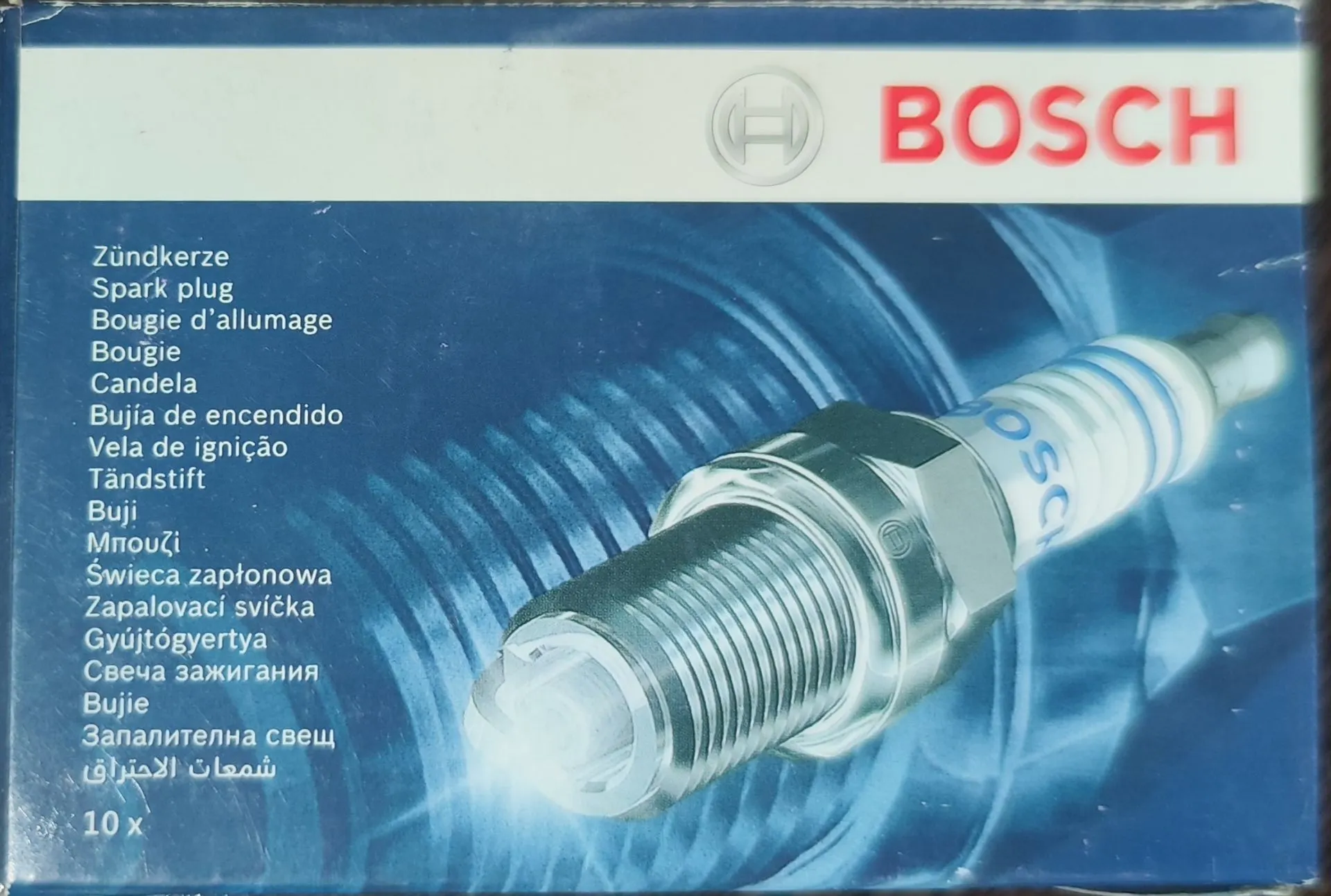 شمع پایه کوتاه دو پلاتین پژو 405.پارس.سمند (دوگانه سوز) +9 +FLR8LDCU (اصلی) با ضمانت (هر عدد) | BOSCH روسی