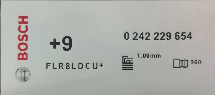 شمع پایه کوتاه دو پلاتین وانت نیسان .وانت پیکان دوگانه سوز +9 +FLR8LDCU (اصلی ) با ضمانت (هر عدد) | BOSCH روسی