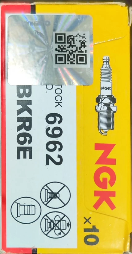 شمع تک پلاتین پایه کوتاه سمند سورن . ال90 . مگان BKR6E 6962 (اصلی ) با ضمانت (هر عدد) | NGK