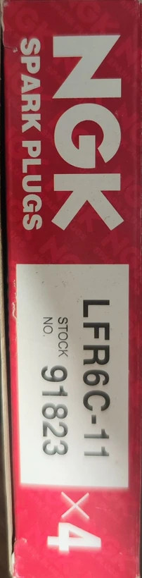شمع تک پلاتین پایه بلند تویوتا . تویوتا کمری . تویوتا پرادو LFR6C-11 91823 (اصلی ) با ضمانت (هر عدد) | NGK